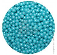 Сахарные шарики Жемчуг Синий 5-6 мм 1 кг. фото цена